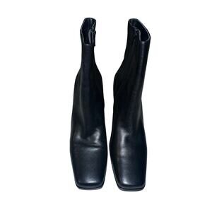 Apostrophe square toe booties size 9.5